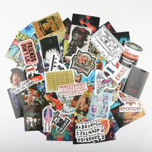 54 шт./лот, наклейки с чужими вещами, американский мультфильм, фильм для автомобиля, ноутбука, мотоцикла, ноутбука, водонепроницаемые наклейки для детей, git