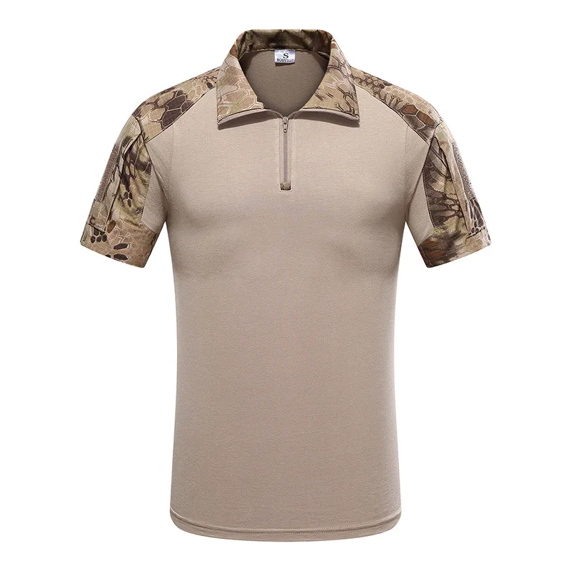 Tactical Camouflage Men Army Combat POLO Shirt Military Shopping