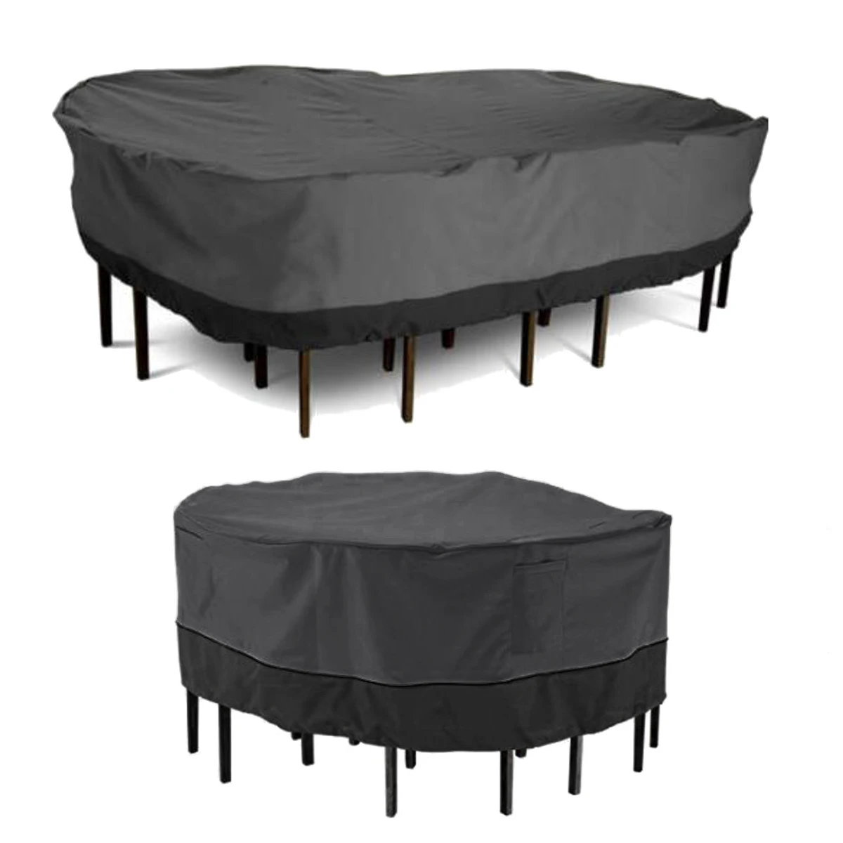 3 Sizes Outdoor Garden Patio Furniture Cover Polyester Table Waterproof