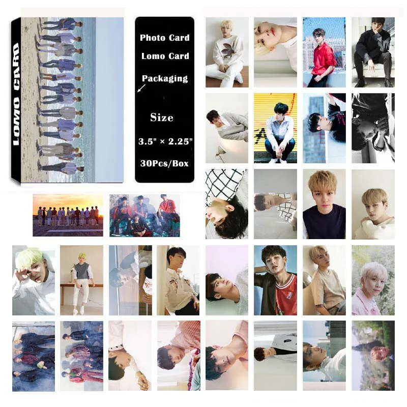 

YANZIXG KPOP Seventeen Album Dont Wanna Cry Self Made Paper Lomo Card Photo Card HD Photocard Fans Gift Collection