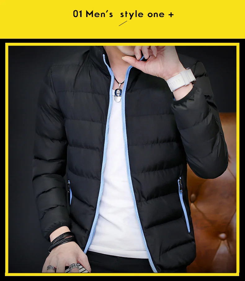Осенне зимняя куртка мужская брендовая одежда повседневное пальто новая однотонная Простая мужская верхняя одежда парки со стоячим воротником высокое качество