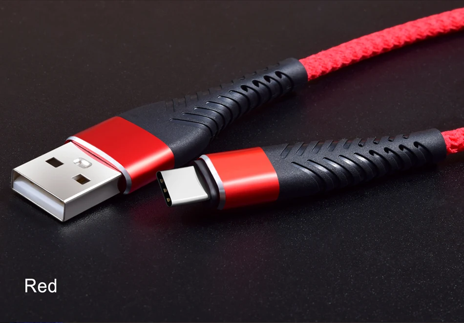 NOHON 3 м 2 м 1 м 0,2 м высокопрочный USB кабель для быстрой зарядки типа C для huawei samsung S8 S9 Note 9 8 Xiaomi Mi8 Mi6 кабель для синхронизации данных