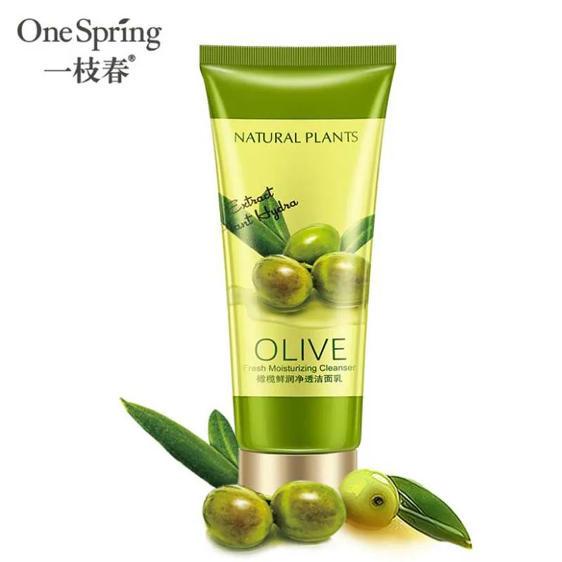 

OneSpring Olive Facial Cleanser Rich Foaming Facial Cleansing Moisturizing Oil Control Face Skin Care Cleanser