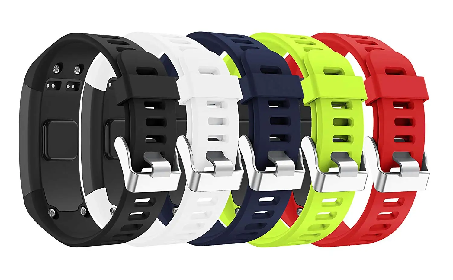 Совместимый ремешок для часов Garmin Vivosmart Регулируемый мягкий силиконовый