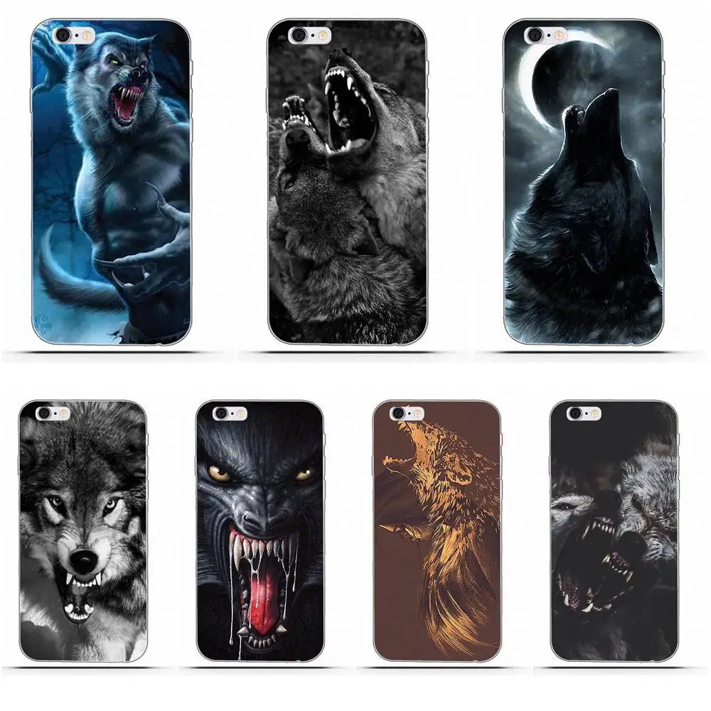 Мягкий чехол для телефона Wexoeq Wolf Roar In The Night Galaxy Alpha Core Prime Note 4 5 8 S3 S4 S5 S6 S7 S8 S9 mini edge Plus