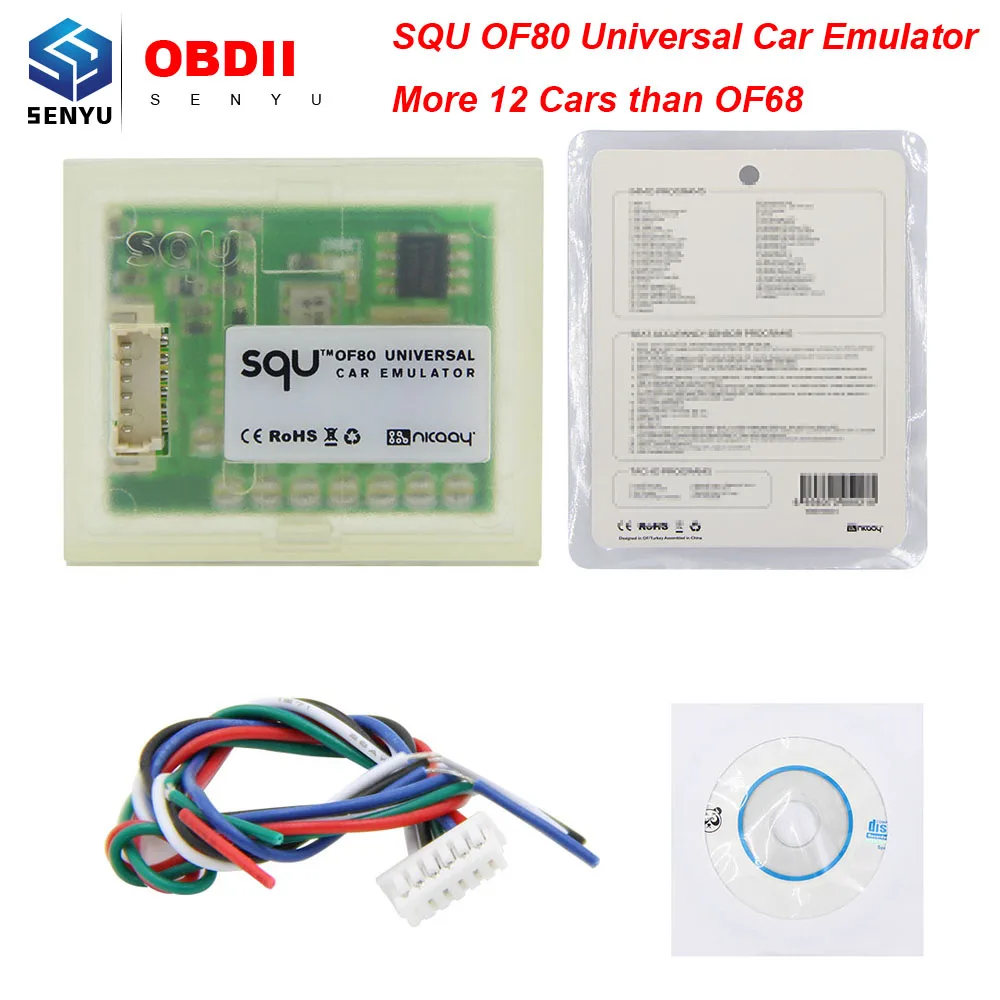 

Universal Emulator For Car Airbag SQU OF80 OF68 Automotriz Immo Off Tacho Seat Occupancy Sensor Programs For Benz For BMW For VW