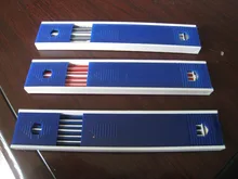 Fils de crayon mécanique, 2mm, 1 douzaine, recharge automatique 5B 4B 3B 2B B HB H 2H 3H 4H, noir bleu rouge, porte-plomb mines No.1160