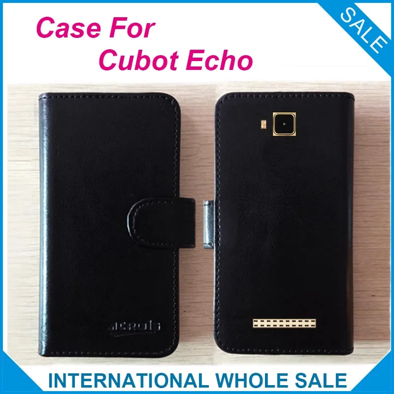 Лидер продаж! 2017 Cubot Echo чехол Эксклюзивный кожаный высокого качества 6 цветов для