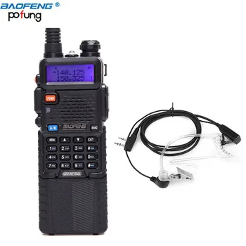

Baofeng UV-5R8W walkie talkie 3800mAh 8W/4W/1W Two way radio 10 km Dual Band VHF&UHF CB Radio+One Air Acoustic Tube Headset