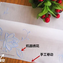 Белый платок ручной работы хлопок цветочные границы старинные тонкие женские вышитые платки с цветочным узором салфетка свадебный подарок