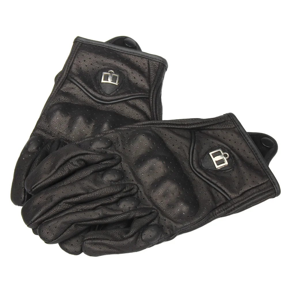 

CARPRIE Drop ship Motorcycle Riding Racing Bike Protective Armor Short Leather Gloves Leather Gloves Jan 29