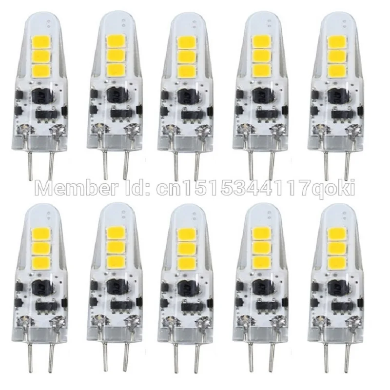 

G4 2835SMD 6LED 4W 400-500LM Warm White / Cool White Decorative DC/AC10-20V LED Bi-pin Lights 10PCS JTFL048