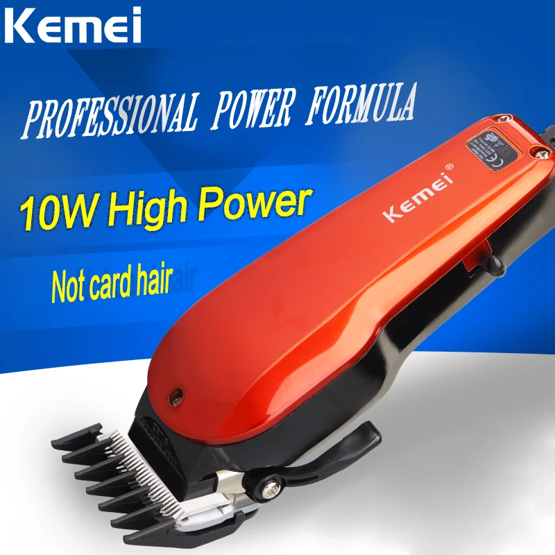 Kemei Hot sale Rechargeable Washable Electric Hair Trimmer Clipper Tools Haircut Hair Cutting Machine Barber child baby Adult