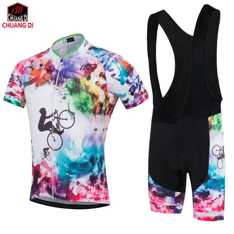 

ZM Bike Bicycle Cycling Clothing Polyester Quick-Dry Cycle Clothes MTB Bike Cycling Racing Bicycle Wear Cycling Jersey+Pant Set