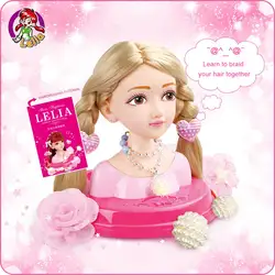 Леля Fashion стилист ручной работы прическа модель игрушки Kawaii реальной жизни American Girl Куклы игровые наборы Классические игрушки Детский