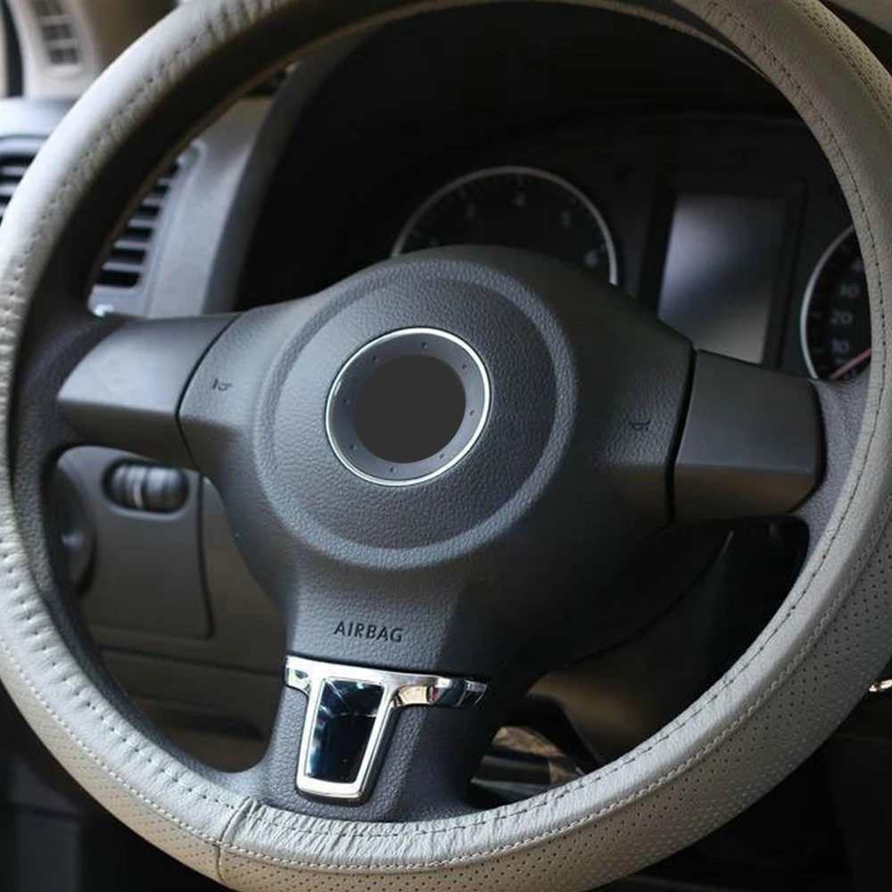 Наклейка на руль ABS Хромированная Накладка аксессуары чехол для Volkswagen VW GOLF 6 MK6 POLO