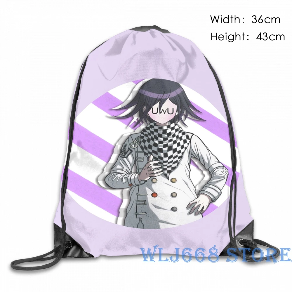 Наплечные сумки с забавным графическим принтом женский рюкзак Danganronpa Kokichi Ouma на