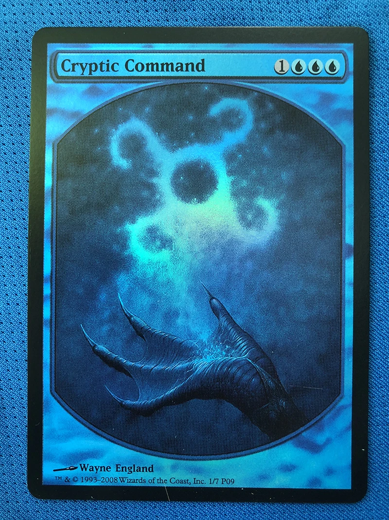 

Cryptic Command Magic Player Rewards 2009 Foil magician ProxyKing 8.0 VIP the proxy cards to gathering every single mg card.