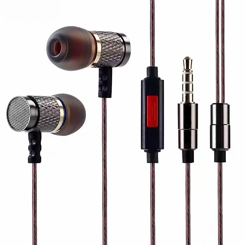 Professional In Ear Earphone Metal Heavy Bass Sound Quality Music In