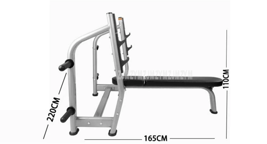 Весовая тренировочная скамейка с полкой штанги, стойка 3 мм, стальной домашний спортзал, тренировки веса штанги, тренировки с поднятием тяжестей, фитнес-тренажер