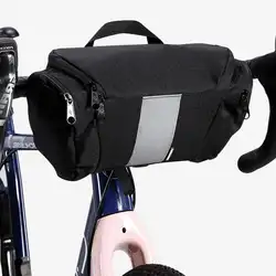 3L велосипед Руль сумка передняя сумка anti-брызг велосипедов Передняя труба карман плечо пакет Спорт на открытом воздухе Велоспорт Горный