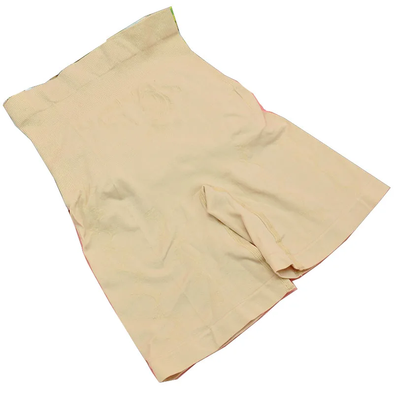 Мягкий Для женщин стрейч Высокая Талия безопасности Короткие штаны из модифицированного вискозного волокна Повседневное летняя юбка-штаны, тонкие, обтягивающие однотонные Цвет - Цвет: Nude