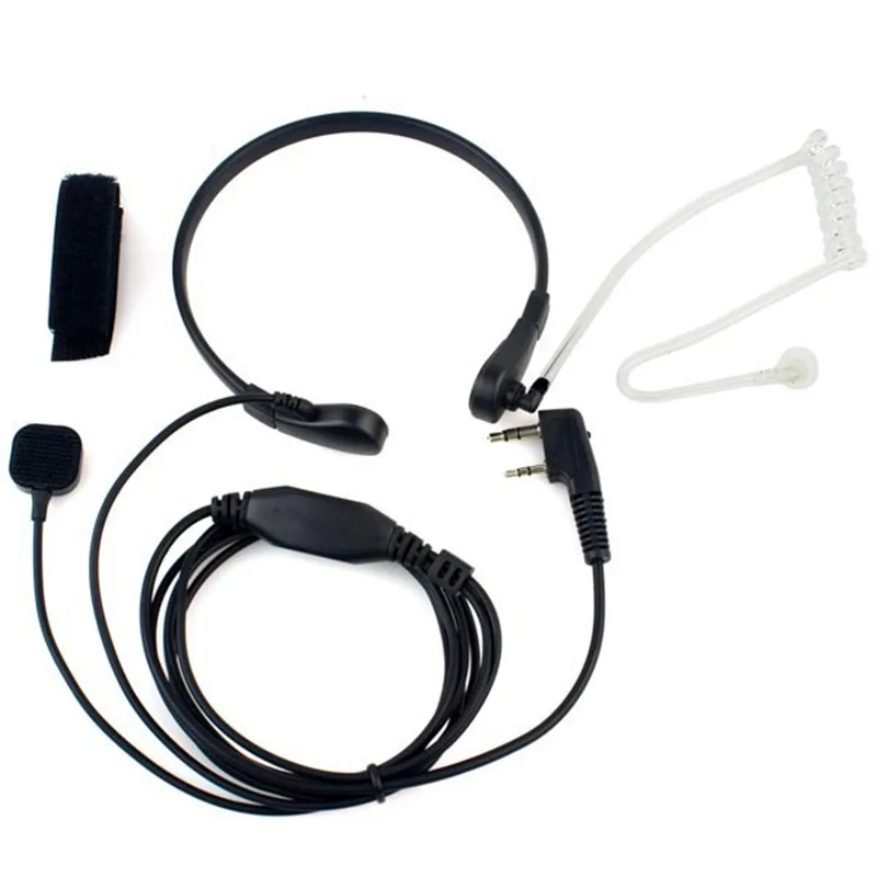 Throat Microphone Throat Vibration Headset For Two Way Radio BaoFeng UV