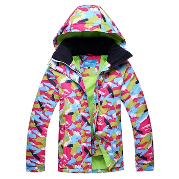 

2020 New Hot Skiing Jackets Women Snowboarding Jacket Female Winter Sportswear Snow Ski Jacket Breathable Waterproof Windproof