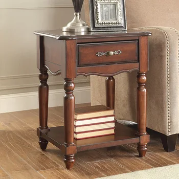 

Console Table Living Room Furniture Home Furniture solid wood sofa side table end table hotel bedside table 520*420*620mm sale