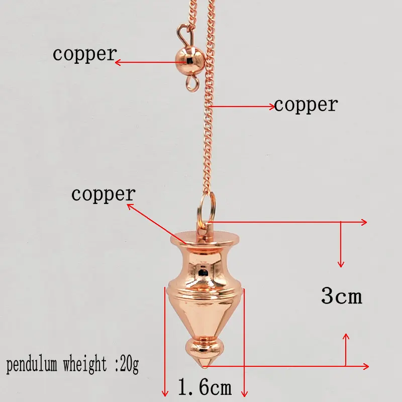 Маятниковая подвеска, ожерелье с подвеской, исцеляющая пирамида, духовные маятники рейки, медные Подвески, чакра, амуль