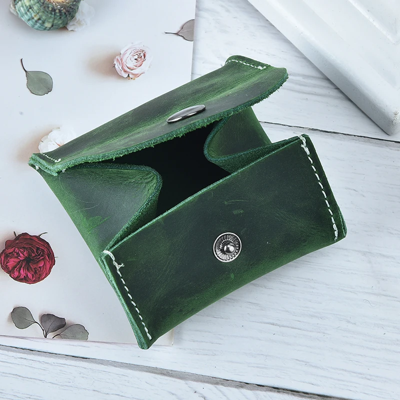 Mini Small Wallet Female Real Cow Leather Creative Designer Individuation Coin Bag Men Women Genuine Leather Coin Purse