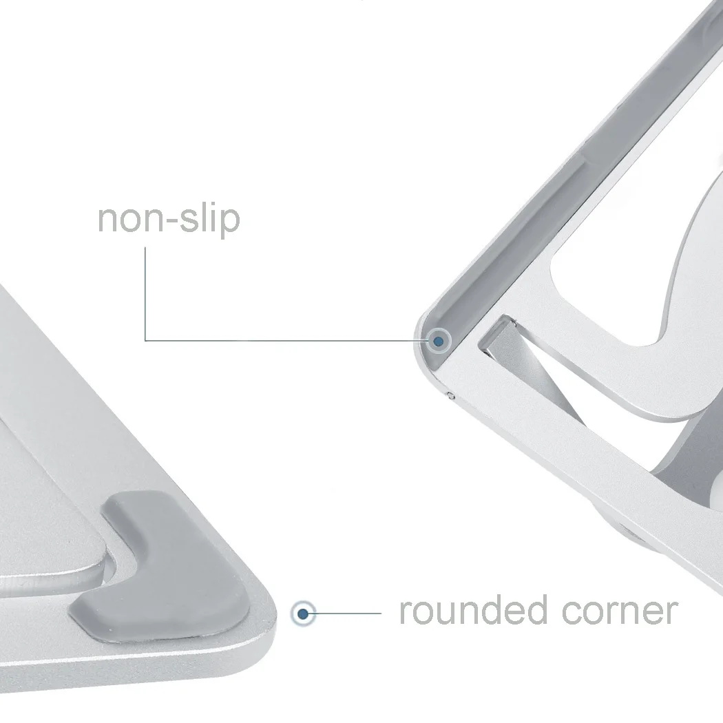 Universal Computer Laptop Stand for MacBook 12/13/15/17 inch Aluminum Cooling Portable Adjustable Stand Laptop Riser Universal Computer Laptop Stand for MacBook 12/13/15/17 inch Aluminum Cooling Portable Adjustable Stand Laptop Riser