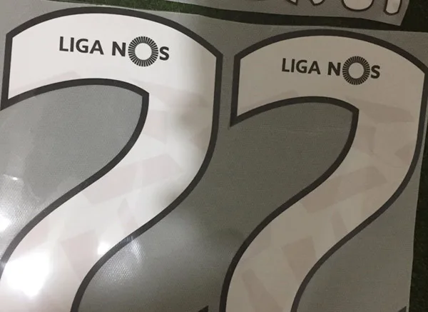 Primeira Liga Nameset Benfica F. cervi с коротким ворсом с принтом Настроить DIY Nameset футбольная нашивка - Цвет: White Leave Name Num