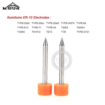 

10Pair High-precision ER-10 Fiber splicer Electrodes for TYPE-25eS,-25eU,-25eM,-39/FH,-66,81C,,T400S,T400S+,T-600C wholesale