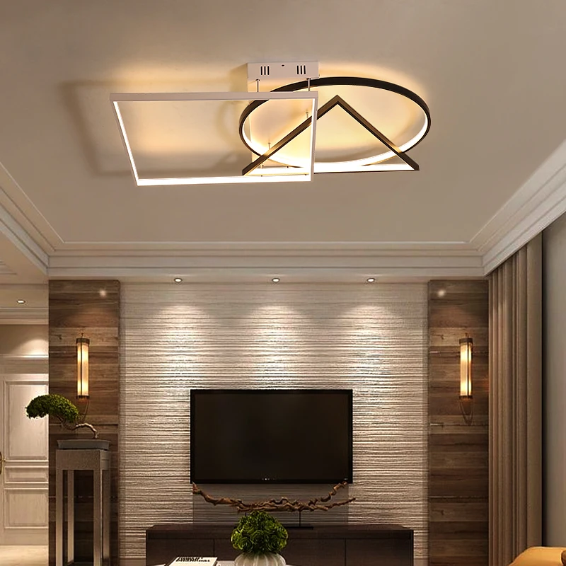 

NEO Gleam Remote Controller Modern Led Chandelier For Living Room Bedroom Study Room Dimmable 110V 220V Modern Chandelier