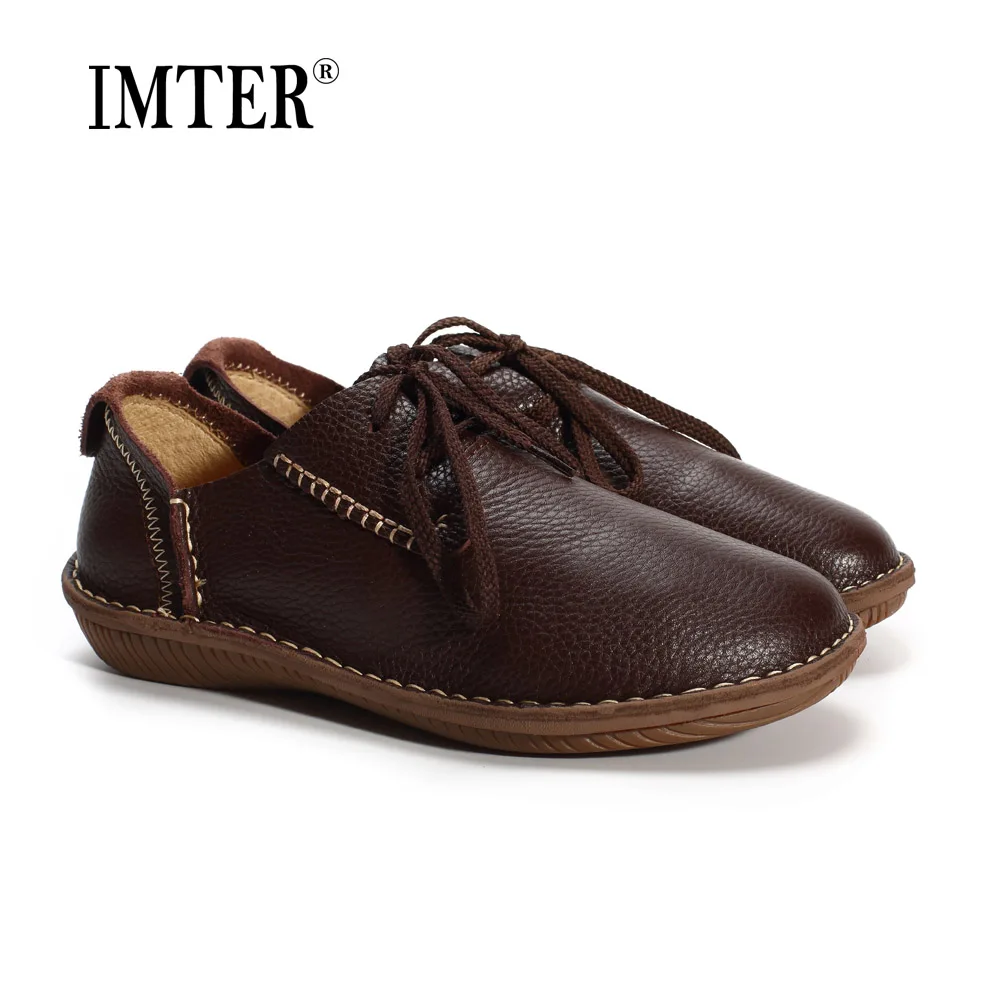 brun white Cuir Up Mocassins Appartements Femmes Plat Noir Dames Casual Black Lace coffee Main 568 café Véritable En brown Femme Plates Chaussures 5 fait qqxTtvgw
