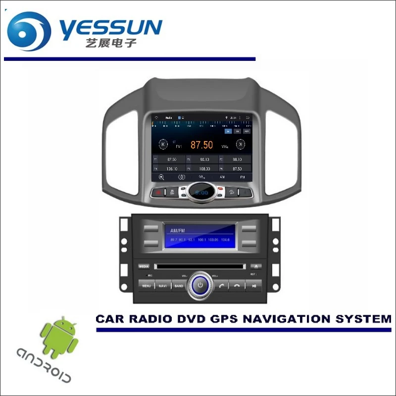 YESSUN Wince/Android Автомобильная Мультимедийная навигационная система для Chevrolet Captiva 2011~ /CD DVD gps плеер Navi Радио стерео HD