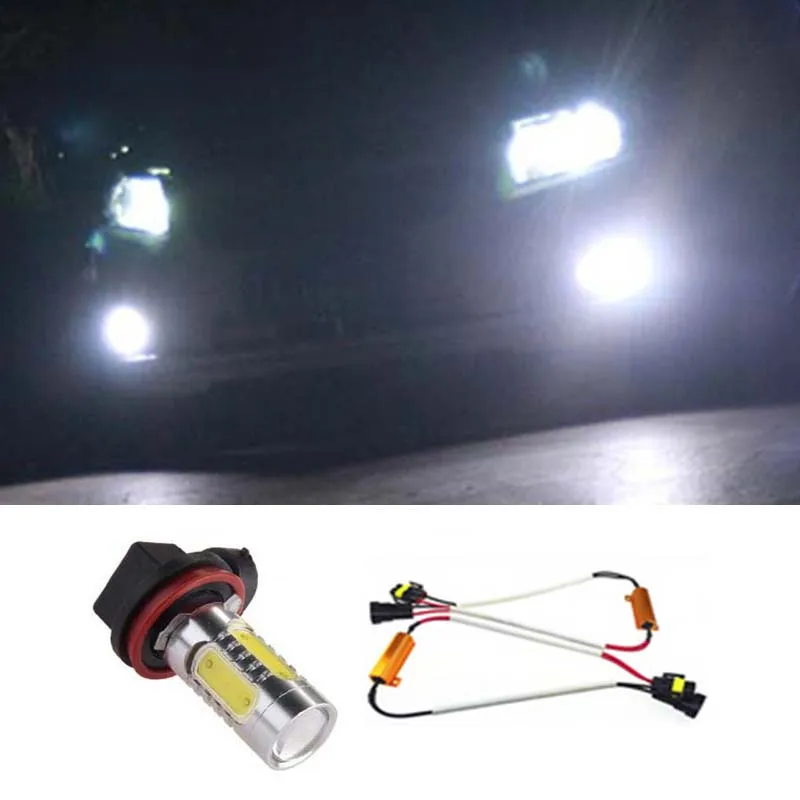 

1pcs H11 White 7.5W COB LED Fog Light Bulbs No Error For Skoda Octavia 2010-2014