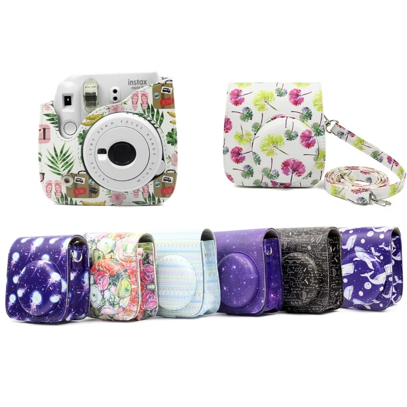 Cover Case Pouch for Fujifilm Instax Mini 9/8/8+ PU Leather Camera