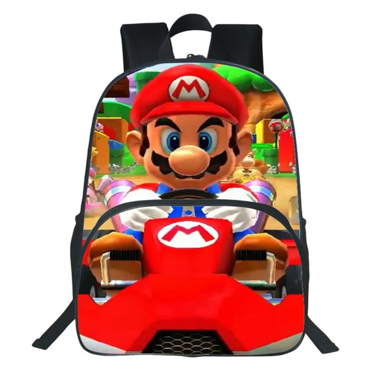 

Hot Sale Children's 3D Cartoon Backpack Cool Super Mario School Backpack for Kids Mario Bros Shoulder Bags for Boys