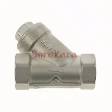 DN32 1-1/" BSP Женская нить 304 нержавеющая сталь Inline Y фильтр 229 PSI