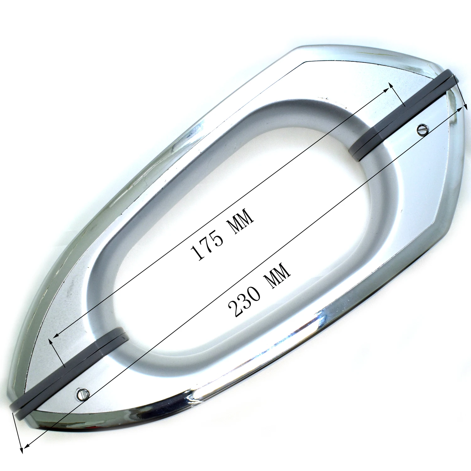 Maniglia Per Porta Doccia In Acciaio Inox - Fori 145mm, Per Vetro 6-18mm, Antiscivolo - Foto 5