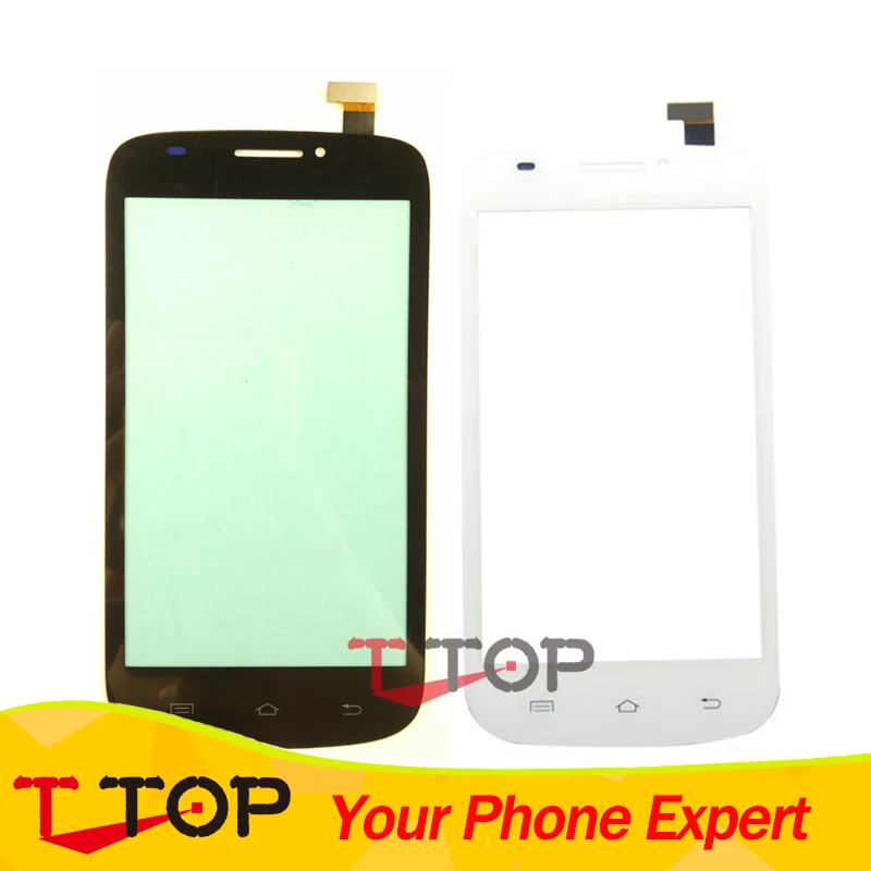 Tested Touch Screen For Prestigio MultiPhone PAP5000 PAP 5000 Duo Touch Panel Digitizer Replacement Black White