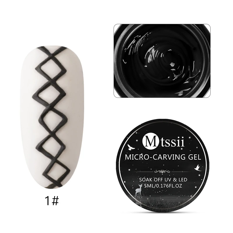 Mtssii, 5 мл, Гель-лак для ногтей с проволочным рисунком, замачивается от УФ-светодиодов, лак для ногтей, паучий гель для ногтей, салон красоты для 3D украшения ногтей - Цвет: W4446