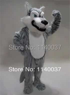 

mascot Grey Wolf Mascot Costume plush coyote custom fancy costume anime cosplay kit mascotte theme fancy dress carnival costume