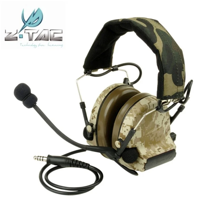 Z-Tactical Comtac II Noise Reduction Headset Earphone Military Hunting Airsoft Paintball Tactical Headphone Z041 Digi-Desert Z-Tactical Comtac II Noise Reduction Headset Earphone Military Hunting Airsoft Paintball Tactical Headphone Z041 Digi-Desert