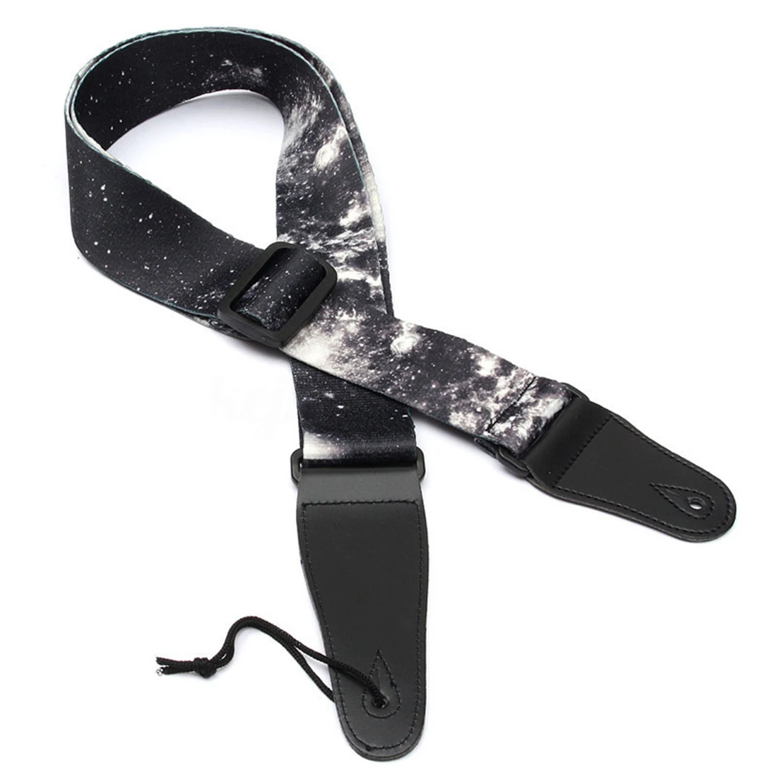 

P&P Guitar Strap Belt Leather Ends for ACOUSTIC OR ELECTRIC GUITAR Pattern: Starry sky