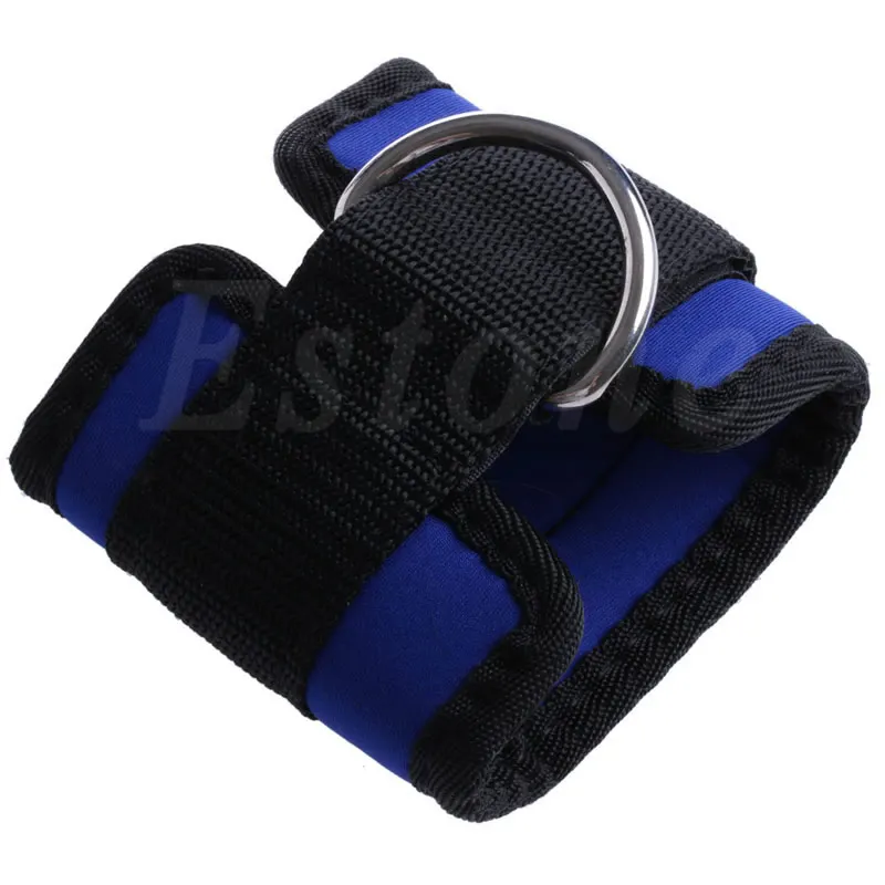 Ankle Strap D ring Multi Cable Attachment Thigh Leg Pulley Gym Weight