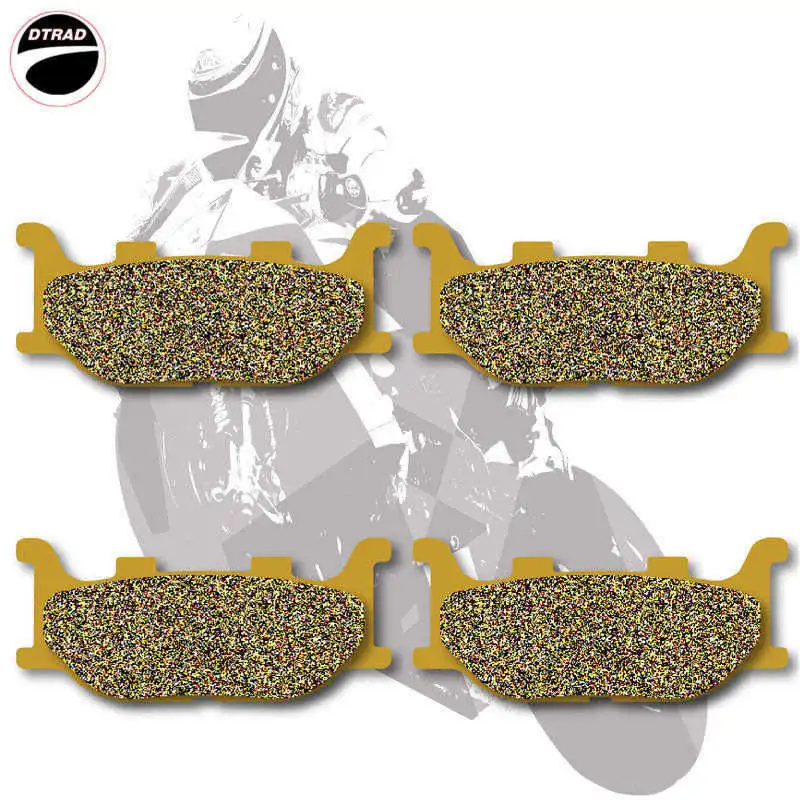 Мотоцикл тормозные колодки спереди для Yamaha FZ6 04 07 XVS 1100 99 09 FZ6R 10 XJR 400 93 96 YP 05 08 XP 500 XJ 600