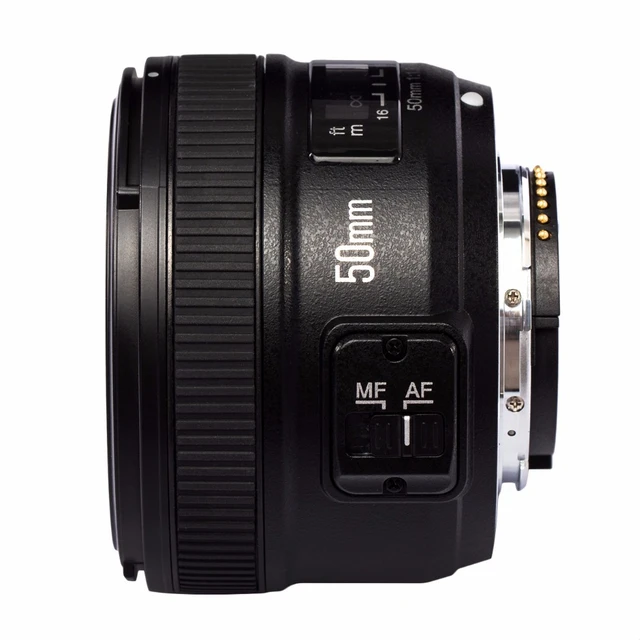 YONGNUO Auto Focus Lens YN 50MM F/1.8 For Canon Nikon DSLR Cameras